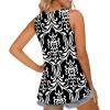 imageLONGYUAN Womens Summer Tank Tops V Neck Sleeveless Shirts S3XLFloral Bw Grain