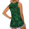 imageLONGYUAN Womens Summer Tank Tops V Neck Sleeveless Shirts S3XLLeaf Green
