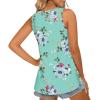 imageLONGYUAN Womens Summer Tank Tops V Neck Sleeveless Shirts S3XLMint Green