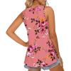 imageLONGYUAN Womens Summer Tank Tops V Neck Sleeveless Shirts S3XLMolasses Red