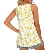 imageLONGYUAN Womens Tank Tops 2025 Casual Tunics Loose Sleeveless Summer Tops Basic Ladies Tee Shirts M3XLApricot Floret