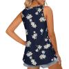 imageLONGYUAN Womens Tank Tops 2025 Casual Tunics Loose Sleeveless Summer Tops Basic Ladies Tee Shirts M3XLBlue Lily