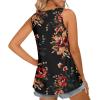 imageLONGYUAN Womens Tank Tops 2025 Casual Tunics Loose Sleeveless Summer Tops Basic Ladies Tee Shirts M3XLFl Brown Black