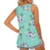 imageLONGYUAN Womens Tank Tops 2025 Casual Tunics Loose Sleeveless Summer Tops Basic Ladies Tee Shirts M3XLFl Mint Green