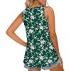 imageLONGYUAN Womens Tank Tops 2025 Casual Tunics Loose Sleeveless Summer Tops Basic Ladies Tee Shirts M3XLFloret Green