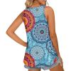 imageLONGYUAN Womens Tank Tops 2025 Casual Tunics Loose Sleeveless Summer Tops Basic Ladies Tee Shirts M3XLMix Blue