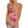 imageLONGYUAN Womens Tank Tops 2025 Casual Tunics Loose Sleeveless Summer Tops Basic Ladies Tee Shirts M3XLPonk Floret