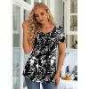 imageLONGYUAN Womens Tunic Tops 2025 Short Sleeve Shirts Summer Casual Tee Comfy Blouses S4XLCampanula