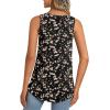 imageLONGYUAN Womens Tank Tops 2025 Summer Tunics Casual Sleeveless Shirts Ladies Loose Fit Blouses S4XLBlack Plum