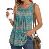 imageLONGYUAN Womens Tank Tops 2025 Summer Tunics Casual Sleeveless Shirts Ladies Loose Fit Blouses S4XLBluekhaki