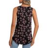 imageLONGYUAN Womens Tank Tops 2025 Summer Tunics Casual Sleeveless Shirts Ladies Loose Fit Blouses S4XLFl Gypsophila Black