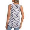 imageLONGYUAN Womens Tank Tops 2025 Summer Tunics Casual Sleeveless Shirts Ladies Loose Fit Blouses S4XLGrey Purple Fl