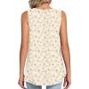 imageLONGYUAN Womens Tank Tops Summer Sleeveless Tunic Square Neck S4XLAapricot Feverfew