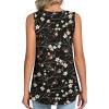 imageLONGYUAN Womens Tank Tops Summer Sleeveless Tunic Square Neck S4XLAblack Winter Fl