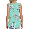 imageLONGYUAN Womens Tank Tops Summer Sleeveless Tunic Square Neck S4XLAmint Green