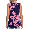 imageLONGYUAN Womens Tank Tops Summer Sleeveless Tunic Square Neck S4XLArose Silhouette