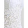 imageCHICWISH Women Blossom Lace Cami Bustier Top Sexy Spaghetti Strap V Neck Corset Going Out Party Crop Tank TopWhite