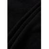 imageCHICWISH Women Casual Cross Wrap Ruched V Neck Long Sleeves Tops Slim Fitted T Shirt Basic Solid Tunic Black TopsBlack