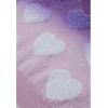 imageCHICWISH Women Cute Ombre Fuzzy Heart Valentines Knit Sweater V Neck Long Sleeve Fringe Trim Soft Casual Knit Pullover TopsPurple