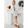 imageCHICWISH Women Velvet Tie Front Crop Ribbed Knit Cardigan Sweaters V Neck Long Sleeves Trendy Fall Winter Casual TopsWhite