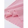imageCHICWISH Womens BlackWhitePink Ruffle Mesh Boat Neck Knit TopRuffle Meshpink