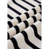 imageCHICWISH Womens Stripe Black OffShoulder LongSleeve Knit TopLongsleeveblack