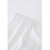 imageCHICWISH Womens WhiteLight YellowSagePinkPistachio Satin Tie Back Sleeveless TopWhite