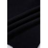 imageCHICWISH Women Black Off Shoulder Knit Top Sexy Long Sleeve Mesh Spliced Night Out Tunics TopsBlack