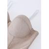 imageCHICWISH Women Dazzling Shiny Bustier Crop Top Summer Sexy Push Up Croset Bra Top Going Out Party Camisoles Tops ApricotApricot