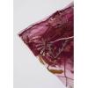 imageCHICWISH Women Floral Embroidered Tulle Skirt Flared A Line High Elastic Waist Mesh DoubleLayered Midi SkirtBurgundy