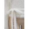 imageCHICWISH Women Fuzzy V Neck Wrap Knit Top Tie Waist Knot Long Sleeve Soft Pullover Sweater Casual Fall Winter Solid TopWhite