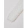 imageCHICWISH Women Fuzzy V Neck Wrap Knit Top Tie Waist Knot Long Sleeve Soft Pullover Sweater Casual Fall Winter Solid TopWhite