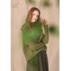 imageCHICWISH Womens LinenWhiteGrey Cozy Ribbed Long Sleeve Turtleneck Knit Top Pullover SweaterArmy Green