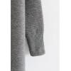 imageCHICWISH Womens LinenWhiteGrey Cozy Ribbed Long Sleeve Turtleneck Knit Top Pullover SweaterGrey