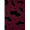 imageCHICWISH Womens Pumpkin Tulle Tutu Skirt Velvet Bats Elastic Waist Halloween Party Layered Mesh Midi SkirtBurgundy