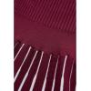 imageCHICWISH Womens Stripe Print Turtleneck Knit Midi DressBurgundy