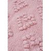 imageCHICWISH Womens Turtleneck Sweater Heart Pom Pom Pullover Sweaters Long Sleeve Loose Chunky Knit Sweater TopsPink