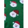 imageCHICWISH Womens BlackGreenPinkRed Fuzzy Santa Claus Knit TopGreen