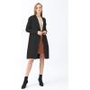 imageCHICWISH Womens Classy Open Front Knit Coat Cardigan Coatigan Light JacketBlack