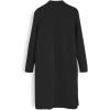 imageCHICWISH Womens Classy Open Front Knit Coat Cardigan Coatigan Light JacketBlack