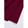 imageCHICWISH Womens Classy Open Front Knit Coat Cardigan Coatigan Light JacketBurgundy