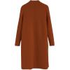imageCHICWISH Womens Classy Open Front Knit Coat Cardigan Coatigan Light JacketCaramel