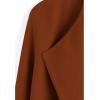 imageCHICWISH Womens Classy Open Front Knit Coat Cardigan Coatigan Light JacketCaramel