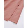 imageCHICWISH Womens Classy Open Front Knit Coat Cardigan Coatigan Light JacketCoral