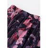 imageCHICWISH Womens Floral Watercolor Flower Maxi Floral Chiffon Slip SkirtGorgeous Pink Floral