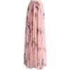 imageCHICWISH Womens Floral Watercolor Flower Maxi Floral Chiffon Slip SkirtPink