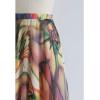 imageCHICWISH Womens Floral Watercolor Flower Maxi Floral Chiffon Slip SkirtRichly Tinting