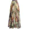 imageCHICWISH Womens Floral Watercolor Flower Maxi Floral Chiffon Slip SkirtRichly Tinting