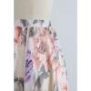 imageCHICWISH Womens Floral Watercolor Flower Maxi Floral Chiffon Slip SkirtSplendid Peony