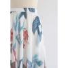 imageCHICWISH Womens Floral Watercolor Flower Maxi Floral Chiffon Slip SkirtWhite Tropical Flowering